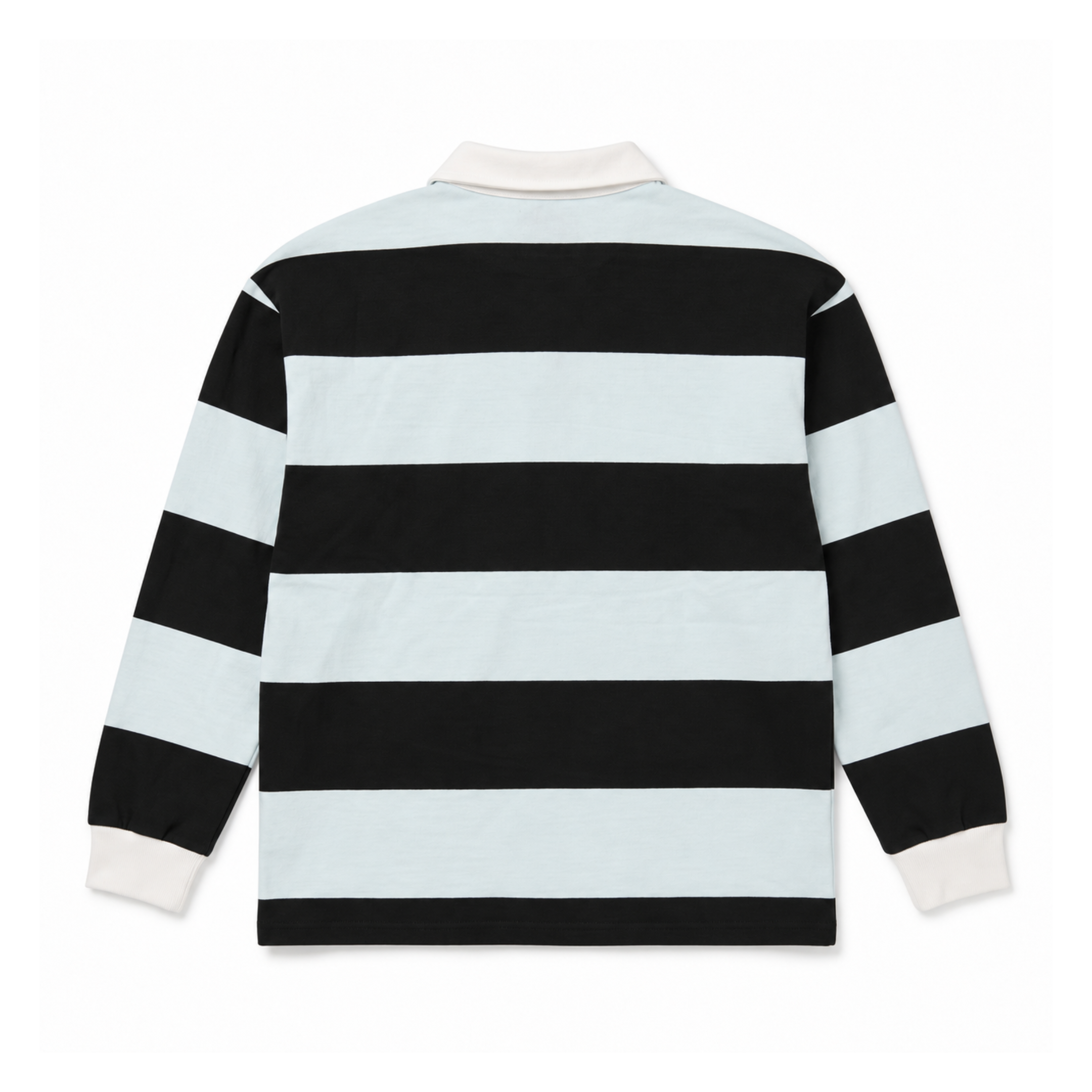Qamare Blue Thermal Lined Rugby Polo